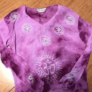 Long sleeve OM blouse